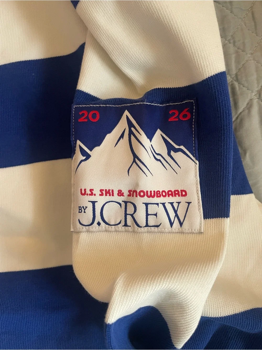 J. CREW U.S. Ski & Snowboard by J.Crew rugby shirt in stripe Size L $128 CQ461